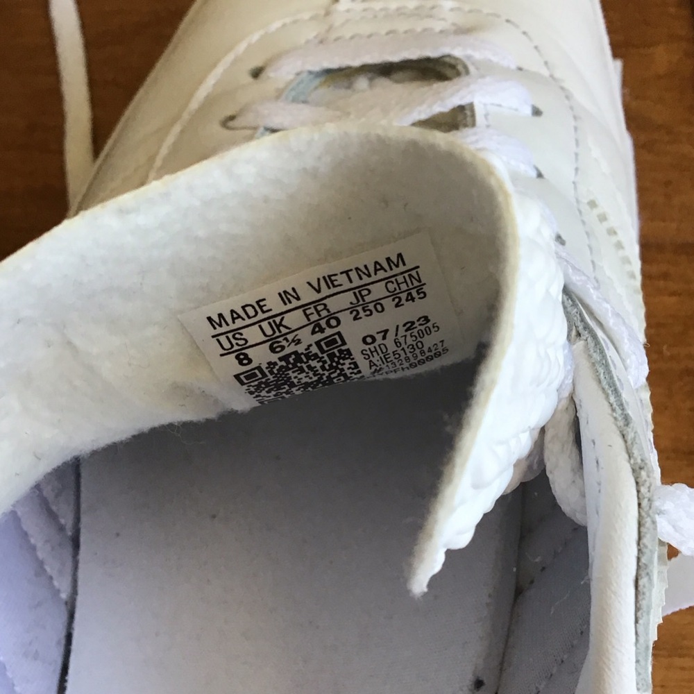 Women adidas White Platform Gazelle Sneakers - Picture 3 of 5